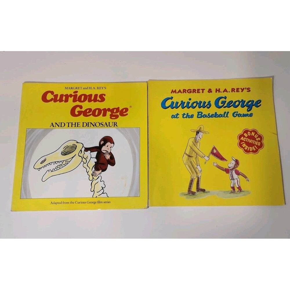 CURIOUS GEORGE Lot Of 2 Books By Margaret And H.a.edited By Rey's